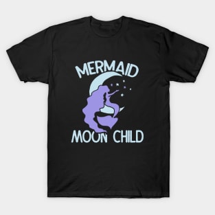 Mermaid moon Child T-Shirt